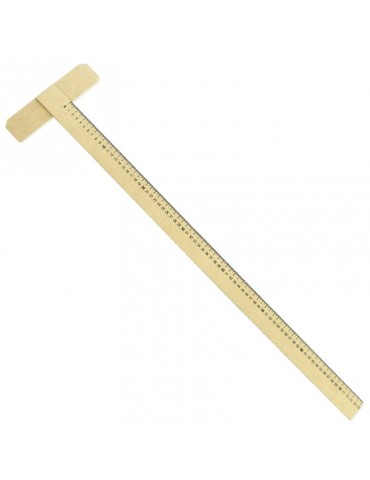 REGLA T 1/2 75CM MADERA FIJA